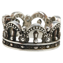 ジャスティンデイビス CHAPEL CROWN チャペル クラウン リング 指輪 シルバー SV925 シルバー レディース Justin Davis 【中古】