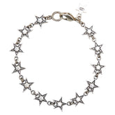 ジャスティンデイビス HOLLYWOOD BLVD ハリウッドブルーバード スターモチーフ 星 ブレスレット シルバー SV925 シルバー レディース Justin Davis 【中古】