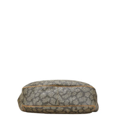 サンローラン YSLロゴ ジブラ トートバッグ ワンショルダーバッグ ブラウン PVC レザー レディース SAINT LAURENT 【中古】