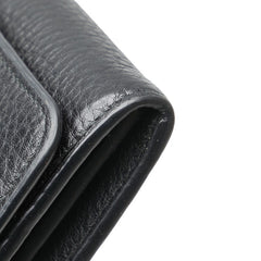 プラダ 長財布 1MH132 ブラック レザー レディース PRADA 【中古】