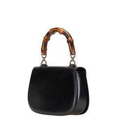 グッチ バンブー ハンドバッグ ショルダーバッグ 2WAY 000 46 ブラック レザー レディース GUCCI 【中古】