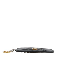 グッチ GGマーモント カードケース コインケース ブラック レザー レディース GUCCI 【中古】