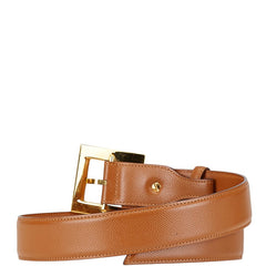 ブルガリ ベルト ブラウン レザー レディース BVLGARI 【中古】