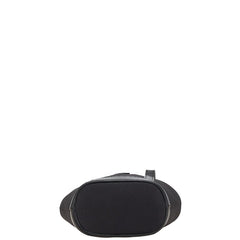 ハンティングワールド ハンドバッグ トートバッグ ブラック キャンバス レザー レディース HUNTING WORLD 【中古】