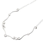 K18WG ホワイトゴールド ダイヤ0.50ct ネックレス レディース 【中古】