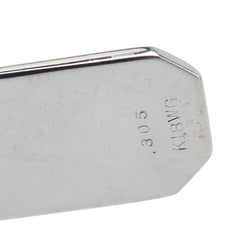 K18WG ホワイトゴールド ダイヤ0.305ct プレート ペンダントトップ レディース 【中古】