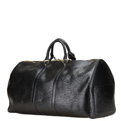 ルイ ヴィトン エピ キーポル55 ボストンバッグ トラベルバッグ M59052 ノワール ブラック レザー レディース LOUIS VUITTON 【中古】