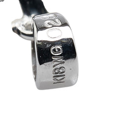 K18WG ホワイトゴールド ダイヤ0.28ct ハート モチーフ ペンダントトップ レディース 【中古】