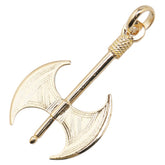 K18YG イエローゴールド オノ 斧 アックス モチーフ ペンダントトップ レディース 【中古】