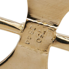 K18YG イエローゴールド オノ 斧 アックス モチーフ ペンダントトップ レディース 【中古】