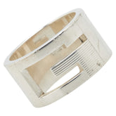 グッチ ブランデッドG リング 指輪 #15 SV925 シルバー レディース GUCCI 【中古】