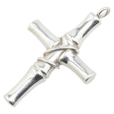 グッチ バンブー クロス ペンダントトップ SV925 シルバー レディース GUCCI 【中古】