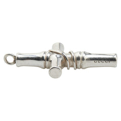 グッチ バンブー クロス ペンダントトップ SV925 シルバー レディース GUCCI 【中古】