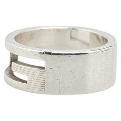 グッチ ブランデッドG リング 指輪 #14 SV925 シルバー レディース GUCCI 【中古】