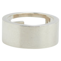 グッチ ブランデッドG リング 指輪 #9 SV925 シルバー レディース GUCCI 【中古】