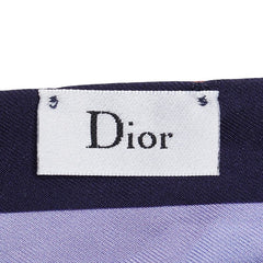 ディオール フラワー ボタニカル柄 ミッツァ ツイリー ホワイト マルチカラー シルク レディース Dior 【中古】