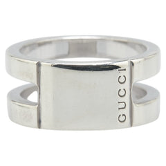 グッチ リング 指輪 #18 SV925 シルバー レディース GUCCI 【中古】