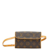 ルイ ヴィトン モノグラム ポシェット フロランティーヌ ボディバッグ ウエストバッグ ショルダーバック M51855 ブラウン PVC レザー レディース LOUIS VUITTON 【中古】