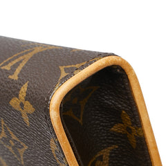 ルイ ヴィトン モノグラム ポシェット フロランティーヌ ボディバッグ ウエストバッグ ショルダーバック M51855 ブラウン PVC レザー レディース LOUIS VUITTON 【中古】