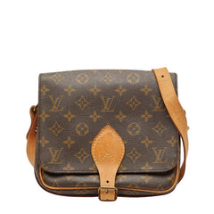 ルイ ヴィトン モノグラム カルトシエールMM 斜め掛け ショルダーバッグ M51253 ブラウン PVC レザー レディース LOUIS VUITTON 【中古】