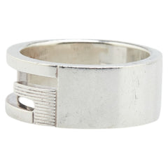 グッチ ブランデッドG リング 指輪 #12 SV925 シルバー レディース GUCCI 【中古】