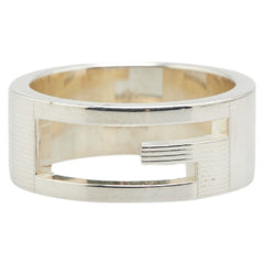 グッチ ブランデッドG リング 指輪 #13 SV925 シルバー レディース GUCCI 【中古】