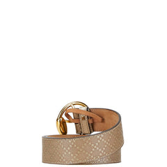 グッチ ディアマンテ ベルト 80/32 ベージュ ゴールド レザー メンズ GUCCI 【中古】