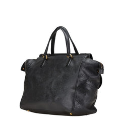 グッチ ダブルG ハンドバッグ ボストンバッグ 251813 ブラック レザー レディース GUCCI 【中古】