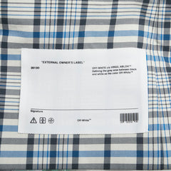 オフホワイト タータンチェック ワンピース ドレス サイズ:38 ホワイト マルチカラー コットン レディース OFF-WHITE 【中古】