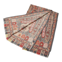 エトロ 総柄 マフラー ストール ショール マルチカラー ウール レディース ETRO 【中古】