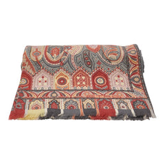 エトロ 総柄 マフラー ストール ショール マルチカラー ウール レディース ETRO 【中古】