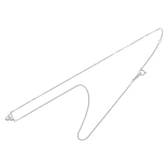 Pt850 プラチナ ダイヤ0.30ct トライアングル 三角形 ペンダントネックレス レディース 【中古】