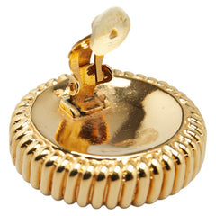 シャネル イヤリング ゴールド ブラック メッキ フェイクパール レディース CHANEL 【中古】