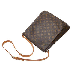 ルイ ヴィトン モノグラム ミュゼット ショルダーバッグ M51256 ブラウン PVC レザー レディース LOUIS VUITTON 【中古】