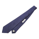 バーバリー シャドーホース ネクタイ ネイビー パープル シルク メンズ BURBERRY 【中古】