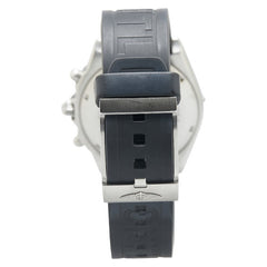 ブライトリング クロノマット ブラックバード 腕時計 A13050.1 自動巻き ネイビー文字盤 ステンレススチール ラバー メンズ BREITLING 【中古】