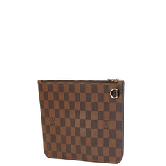 ルイ ヴィトン ダミエ ネヴァーフルMM 付属品ポーチ ポーチ ブラウン PVC レザー レディース LOUIS VUITTON 【中古】