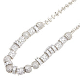 ジバンシー ラインストーン ネックレス シルバー メタル レディース Givenchy 【中古】