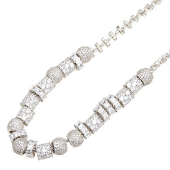 ジバンシー ラインストーン ネックレス シルバー メタル レディース Givenchy 【中古】