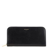 サンローラン ラウンドファスナー 長財布 326599 ブラック レザー レディース SAINT LAURENT 【中古】