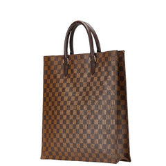 ルイ ヴィトン ダミエ サック プラ トートバッグ ハンドバッグ N51140 ブラウン PVC レザー メンズ LOUIS VUITTON 【中古】