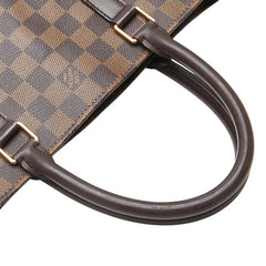 ルイ ヴィトン ダミエ サック プラ トートバッグ ハンドバッグ N51140 ブラウン PVC レザー メンズ LOUIS VUITTON 【中古】