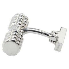 ルイ ヴィトン ブトン ドゥ マンシェット ディジット カフス M66358 シルバー メタル メンズ LOUIS VUITTON 【中古】