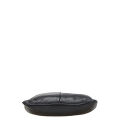 ロエベ ミニショルダーバッグ ポシェット ブラック レザー レディース LOEWE 【中古】