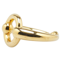 エルメス モー スカーフリング ゴールド メッキ レディース HERMES 【中古】