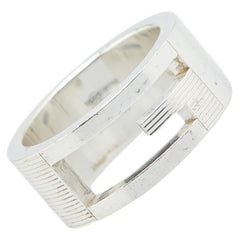 グッチ ブランデッドG リング 指輪 SV925 シルバー レディース GUCCI 【中古】