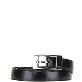 ルイ ヴィトン サンチュール ミラージュ ベルト 90/36 M9831 ブラック シルバー レザー メンズ LOUIS VUITTON 【中古】