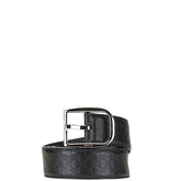 グッチ マイクログッチシマ ベルト 90/36 449716 ブラック シルバー レザー メンズ GUCCI 【中古】