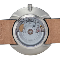 BOTTA 腕時計 自動巻き ブラック文字盤 ステンレススチール レザー メンズ 【中古】