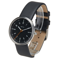 BOTTA 腕時計 クオーツ ブラック文字盤 ステンレススチール レザー ボーイズ 【中古】